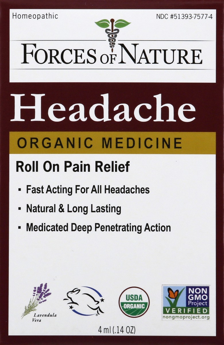 slide 1 of 6, Forces of Nature Force Of Nature Headache Rollerball, 0.14 oz