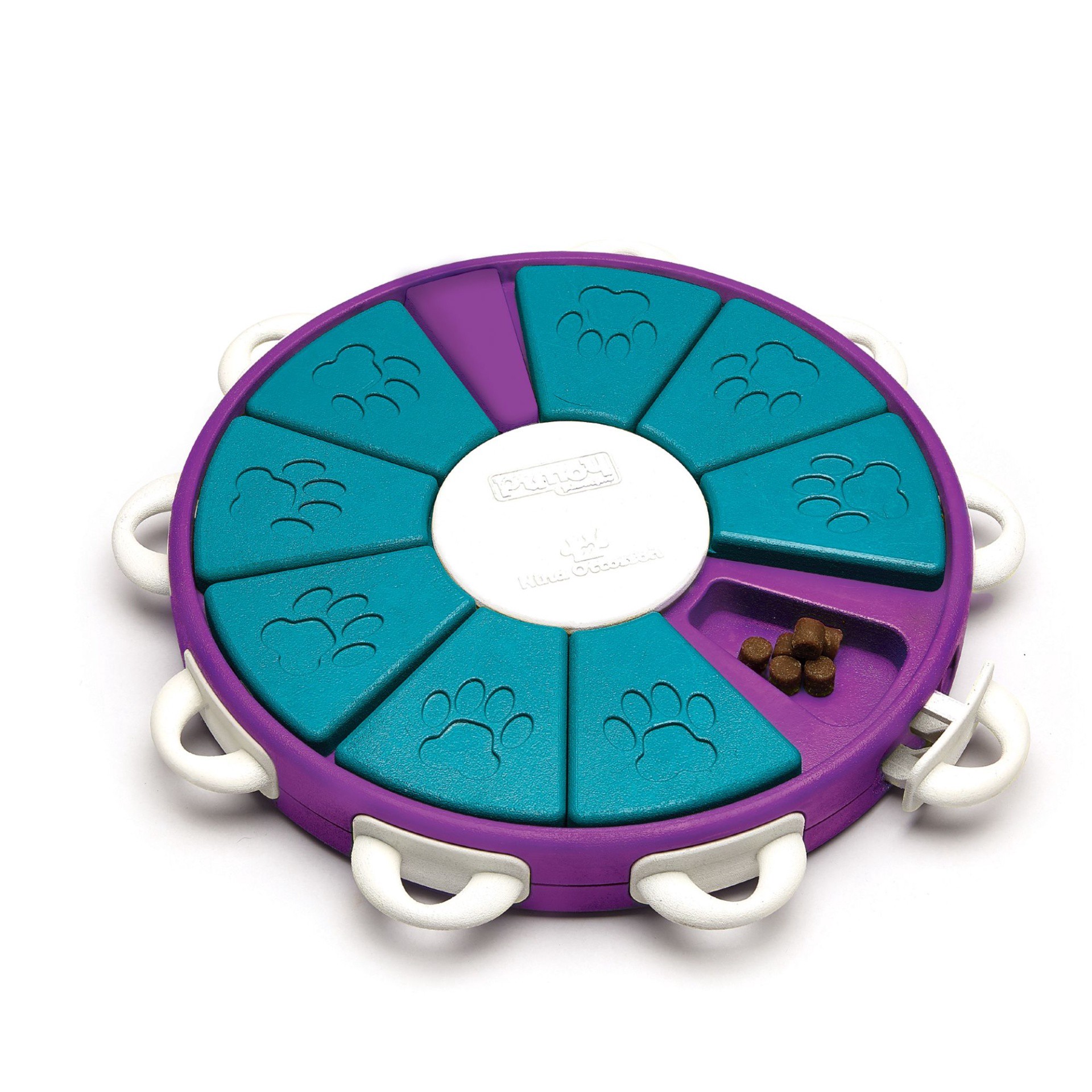 slide 1 of 1, Outward Hound Purple Twister Purple Puzzle Dog Toy, LG