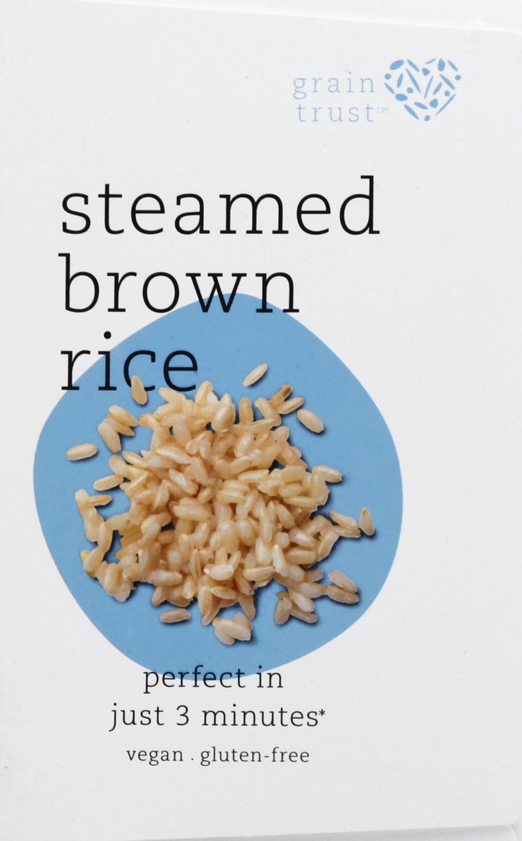 slide 5 of 9, Grain Trust Steamed Brown Rice 3 - 10 oz Pouches, 3 ct