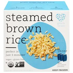 Grain Trust Steamed Brown Rice - 30 oz