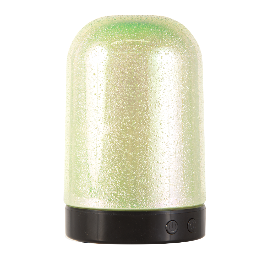 slide 1 of 1, Ambiescents Ultrasonic Oil Diffuser - Green/ Fawna, 1 ct