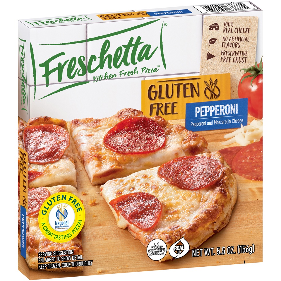 slide 2 of 9, Freschetta Gluten Free Single Signature Pepperoni Pizza, 5.5 oz