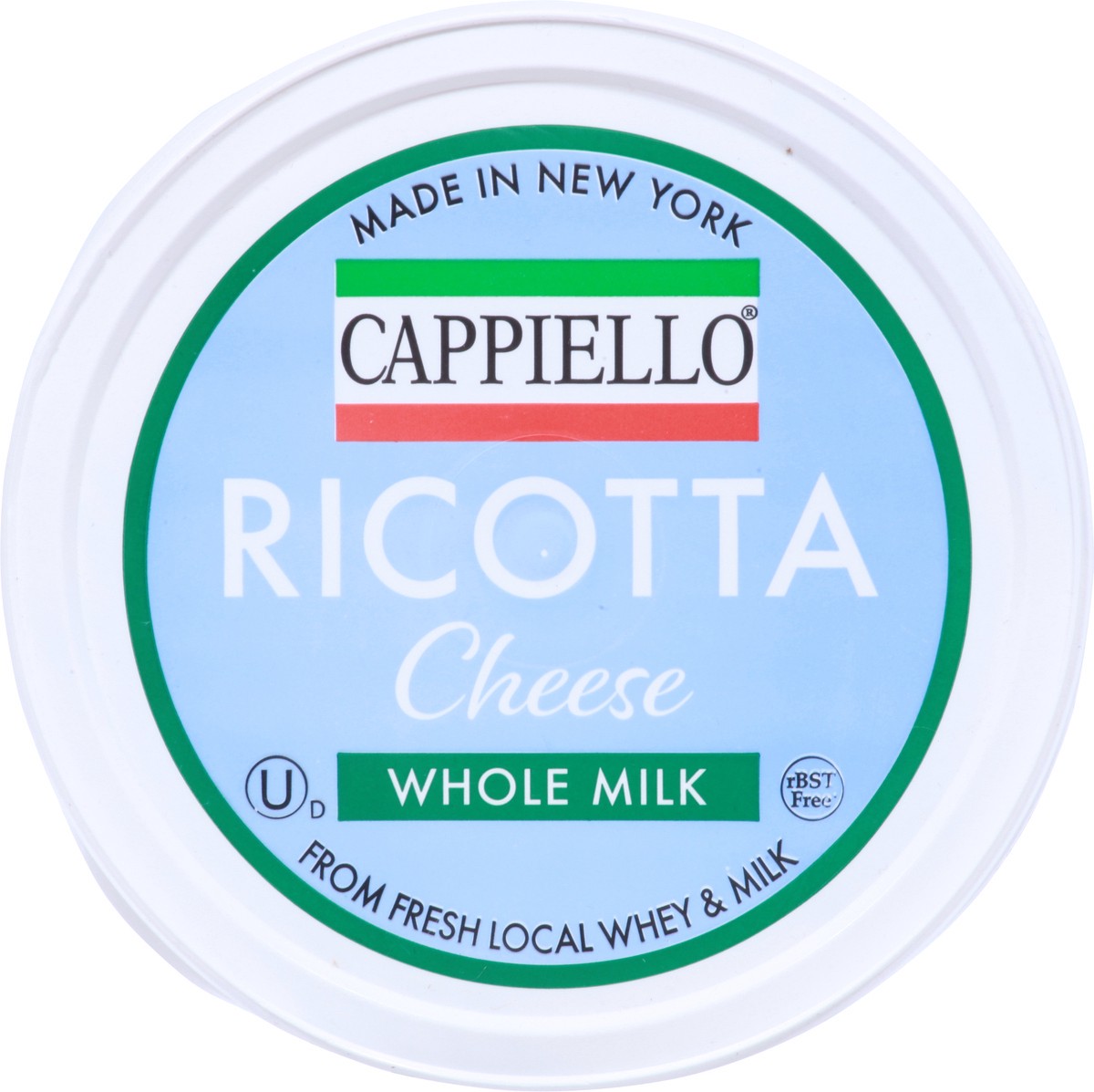 slide 9 of 9, Cappiello Whole Milk Ricotta Cheese 16 oz, 16 oz