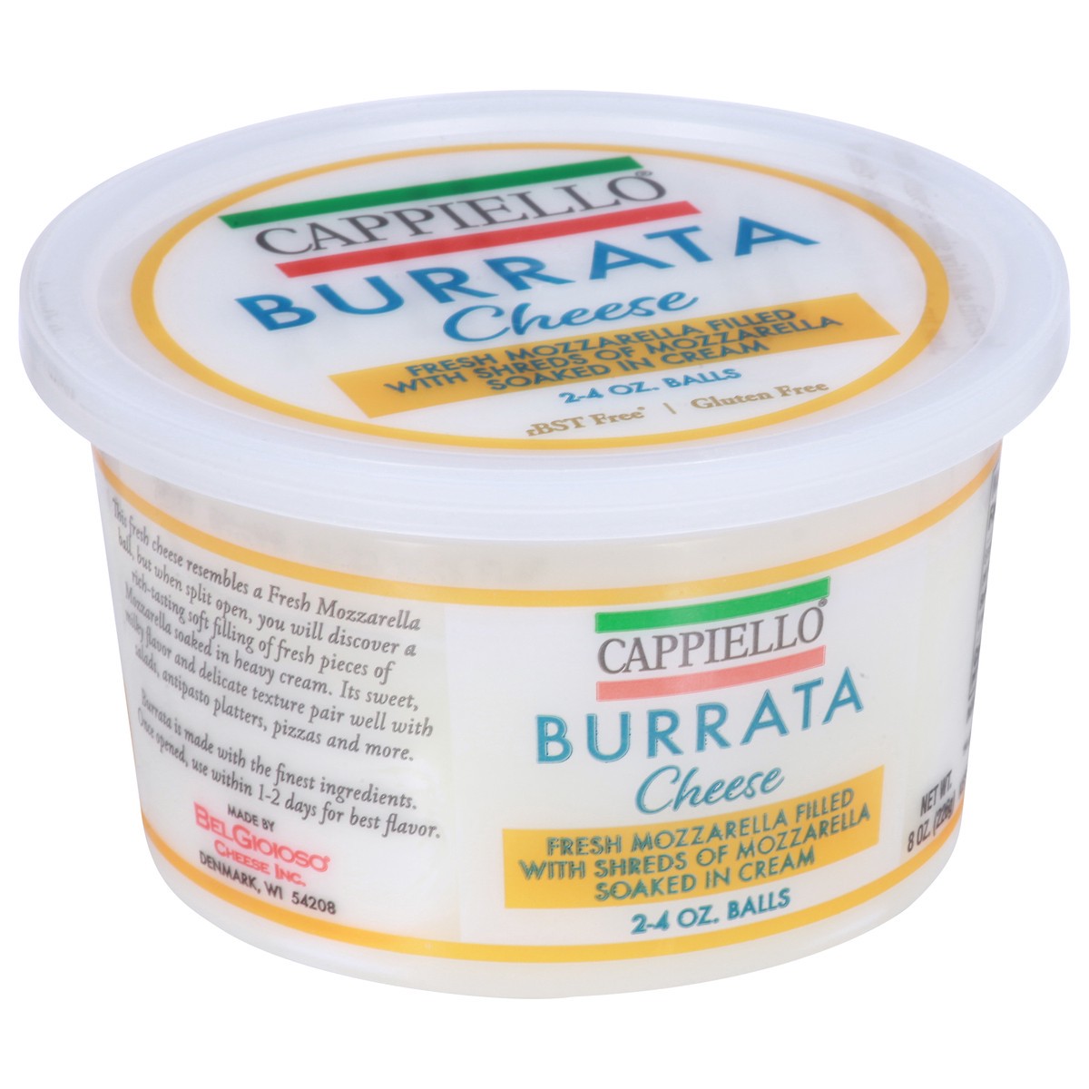 slide 5 of 9, Cappiello Burrata Cheese Balls 2 ea, 2 ct