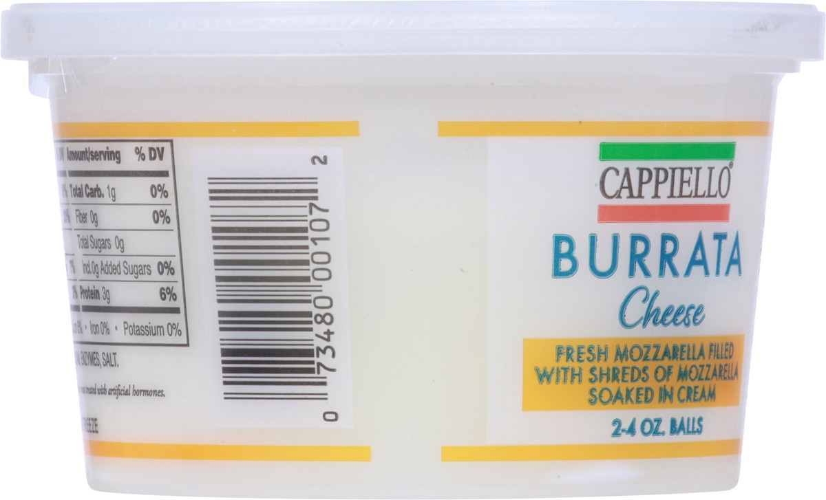 slide 4 of 9, Cappiello Burrata Cheese Balls 2 ea, 2 ct