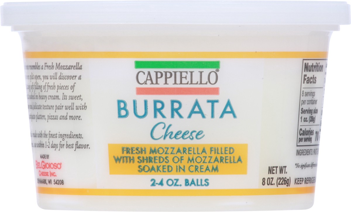 slide 9 of 9, Cappiello Burrata Cheese Balls 2 ea, 2 ct