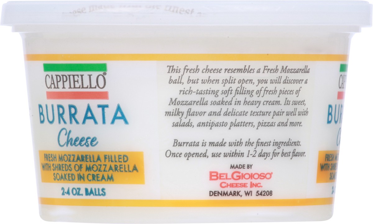 slide 7 of 9, Cappiello Burrata Cheese Balls 2 ea, 2 ct