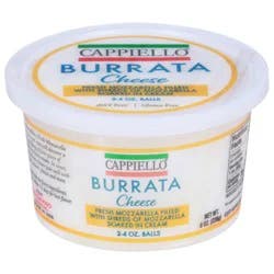 Cappiello Burrata Cheese Balls 2 ea