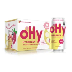 Ohy Water Sparkling Lemon - 8 pk