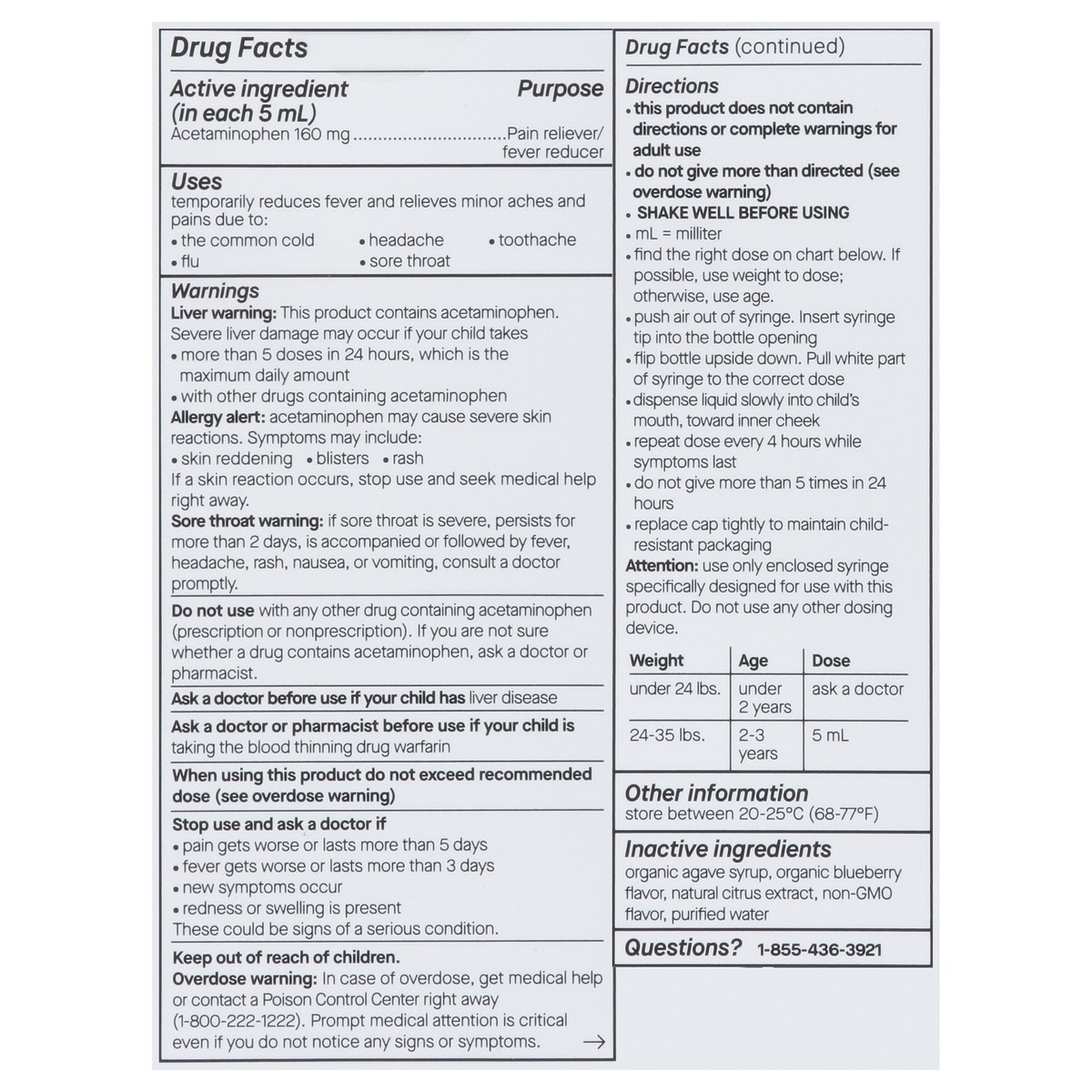 slide 6 of 13, Genexa Infants Pain & Fever, 2 fl oz