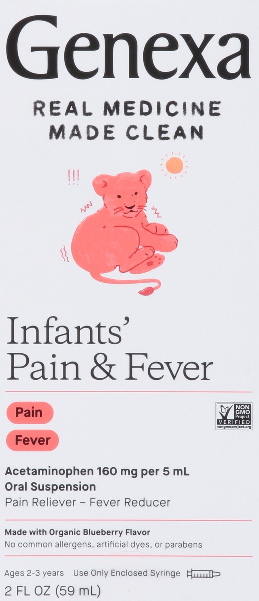 slide 5 of 13, Genexa Infants Pain & Fever, 2 fl oz