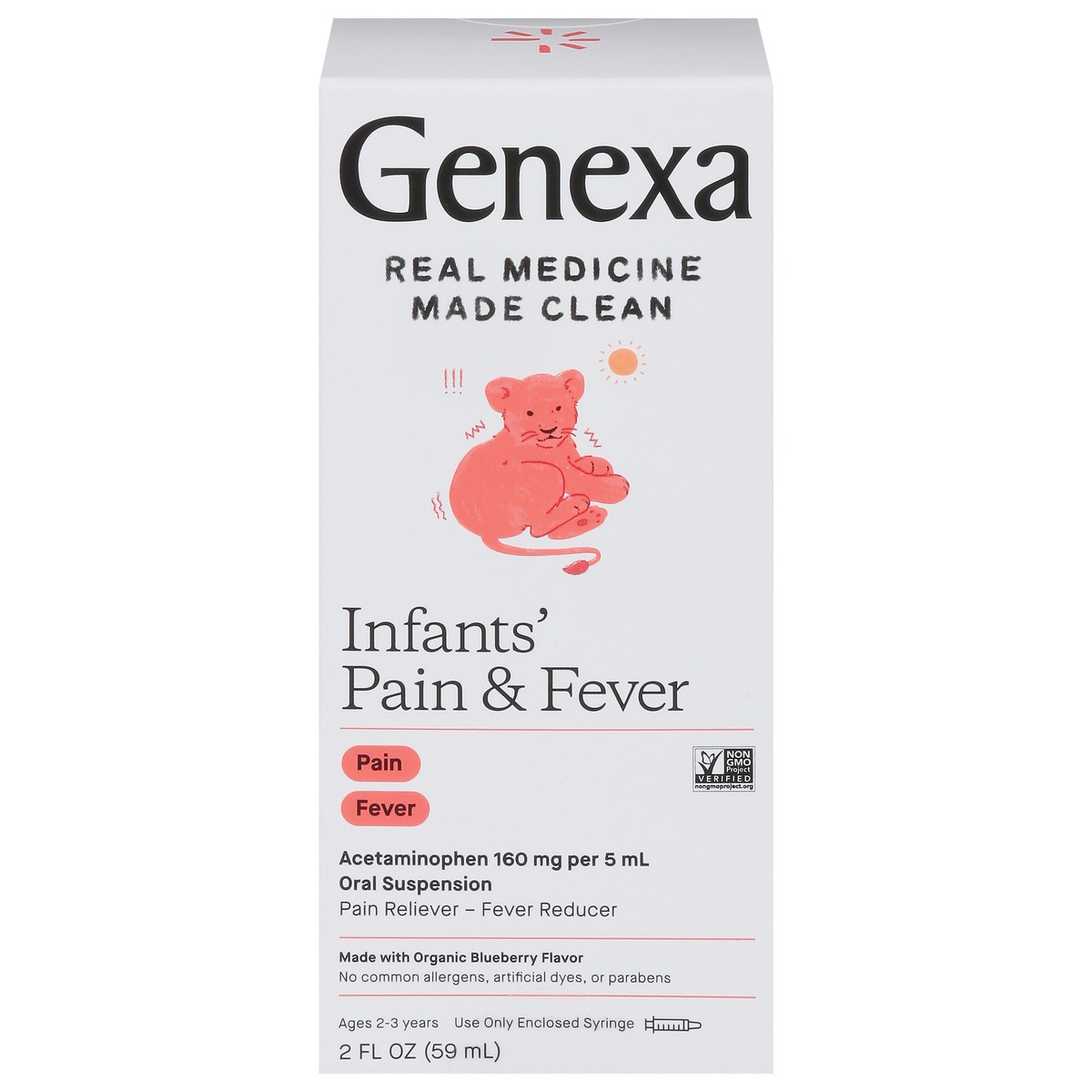 slide 1 of 13, Genexa Infants Pain & Fever, 2 fl oz