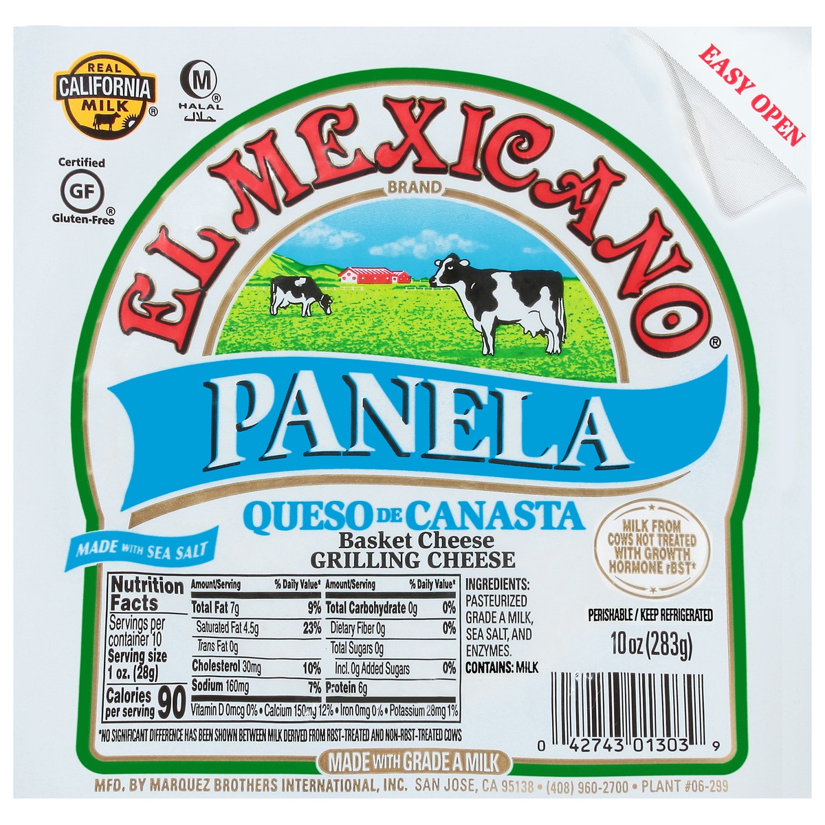 slide 10 of 14, El Mexicano Grilling Cheese Panela Basket Cheese 10 oz, 10 oz