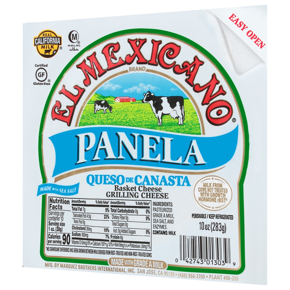 slide 12 of 14, El Mexicano Grilling Cheese Panela Basket Cheese 10 oz, 10 oz