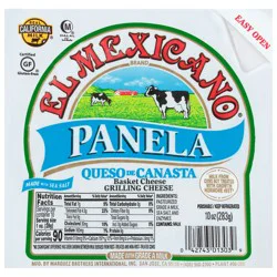 El Mexicano Grilling Cheese Panela Basket Cheese 10 oz