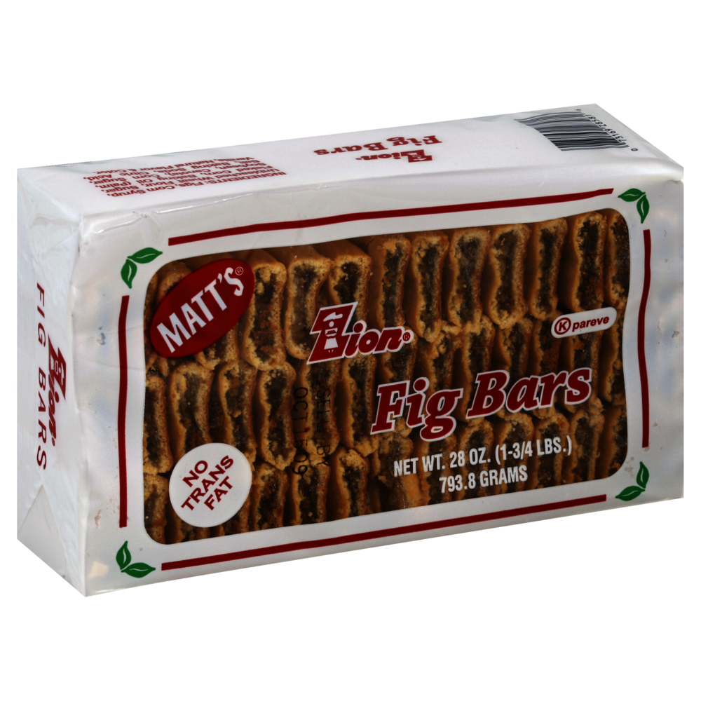 slide 1 of 1, Matt's Zion All Natural Fig Bars, 28 oz