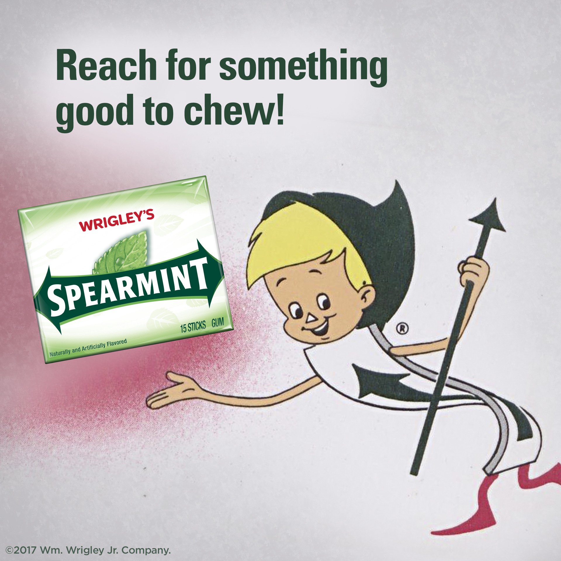 slide 4 of 6, WRIGLEY'S Spearmint Chewing Gum, Single Pack, 15 Stick, 15 ct