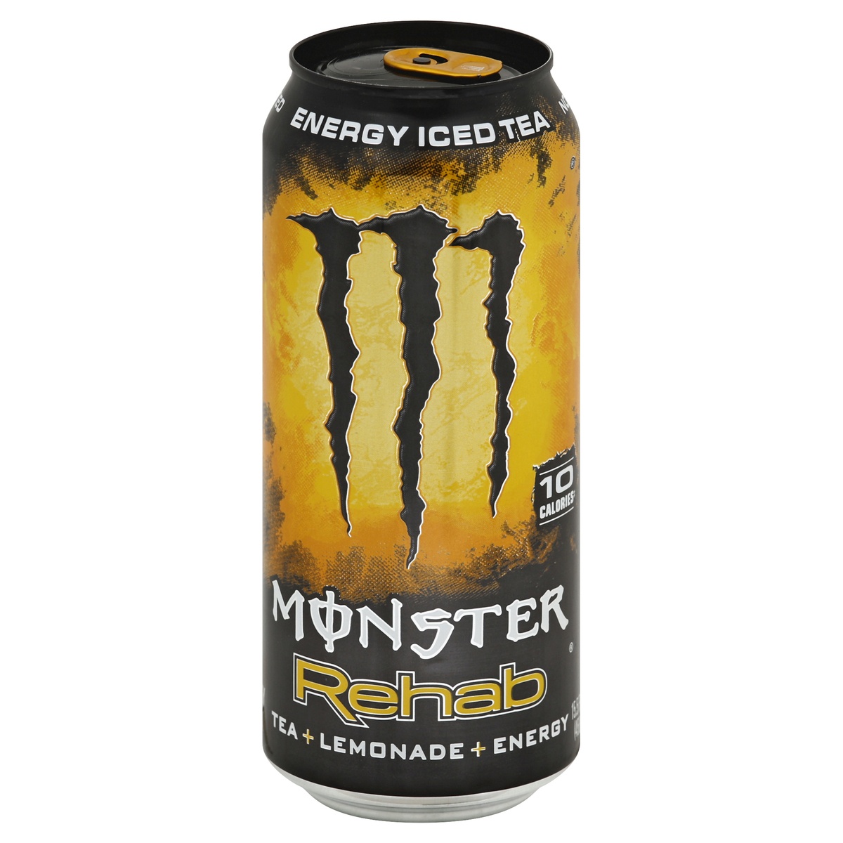 slide 7 of 7, Monster Rehab Lemonade, Energy Iced Tea, 15.5 oz