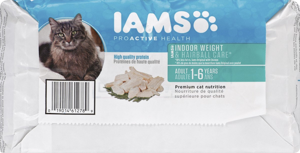 slide 4 of 6, IAMS ProActive Health Adult Indoor Weight and Hairball Care Premium Dry Cat Food, 3.5 lb