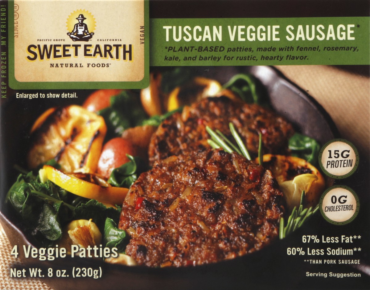 slide 4 of 4, Sweet Earth Veggie Sausage 8 oz, 8 oz