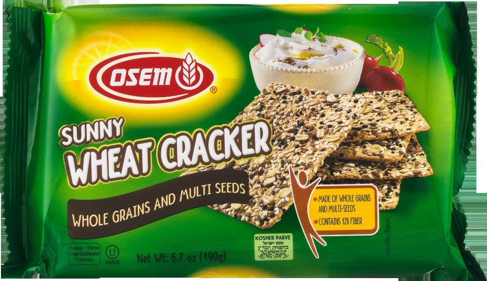 slide 1 of 1, Osem Sunny Wheat Crackers, 6.7 oz