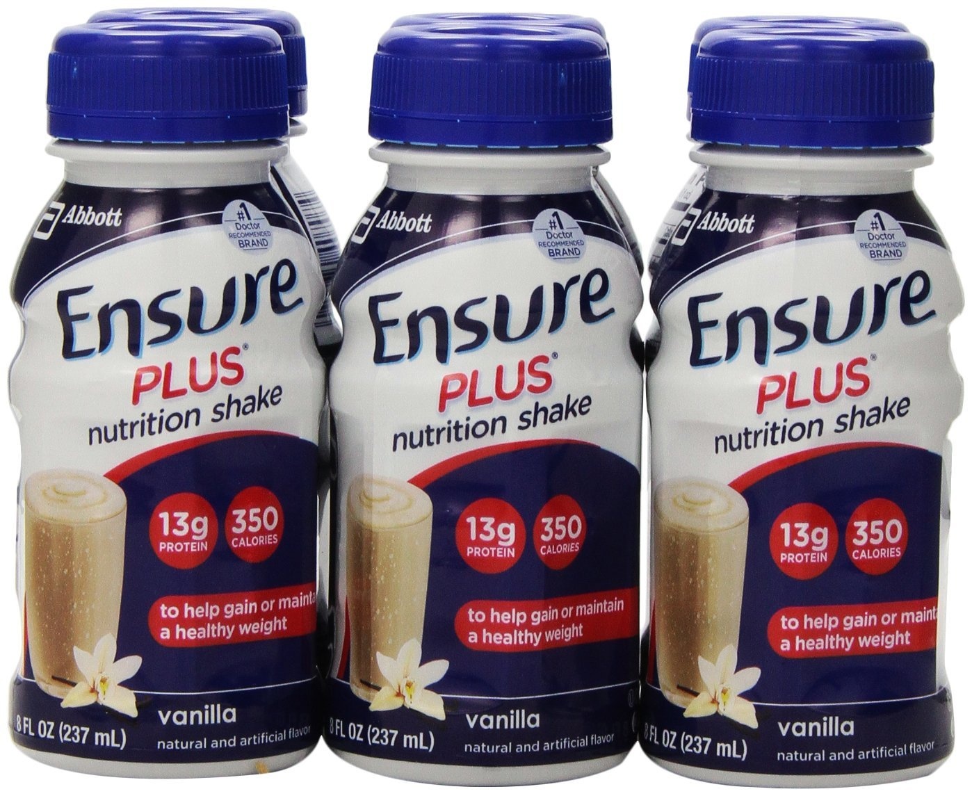 slide 1 of 1, Ensure Plus Vanilla Nutrition Shake - 6 ct; 8 oz, 6 ct; 8 oz