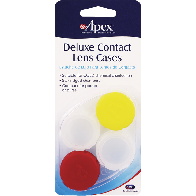 slide 1 of 1, Deluxe Contact Lens Case, 1 ct