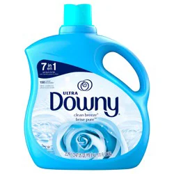 Downy Soft, 2 in 1 Soft and Fresh Liquid Fabric Softener, Clean Breeze, 111 fl oz, 150 Loads, Fabric Conditioner Liquid provides softness and freshness for fabrics