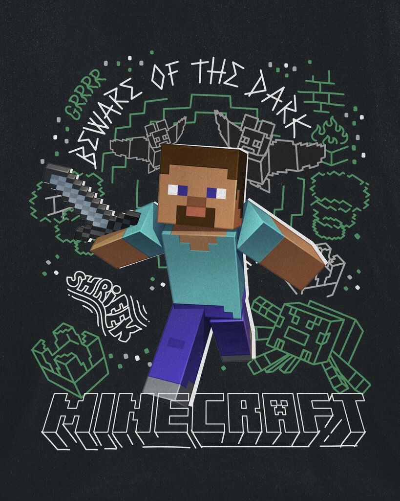 slide 2 of 2, Carter's Carters Kid Minecraft Tee Black 10, 1 ct