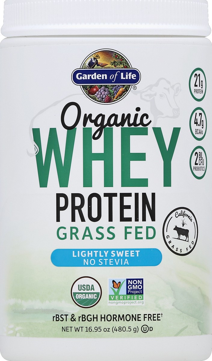 slide 1 of 3, Garden of Life Whey Protein 16.95 oz, 16.95 oz