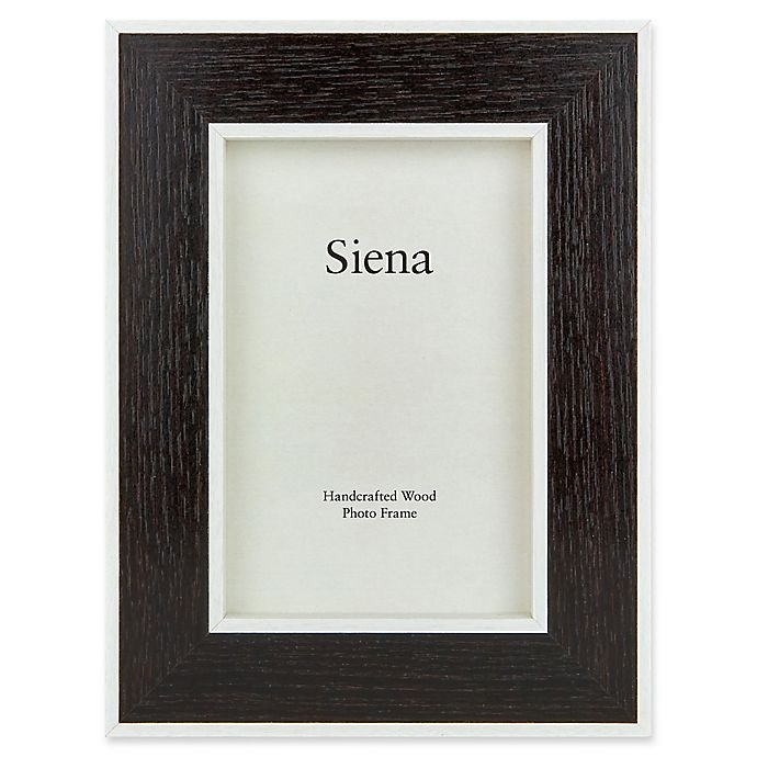 slide 1 of 1, Siena Weathered Wood Frame - Black, 5 in x 7 in