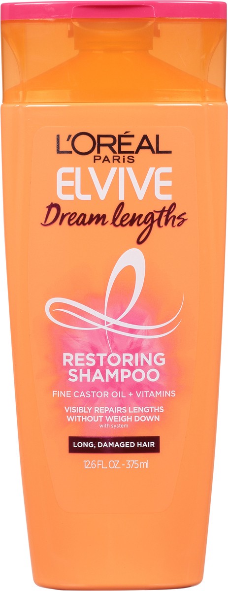 slide 6 of 9, L'Oréal Elvive Dream Lengths Restoring Shampoo 12.6 fl oz, 12.6 oz