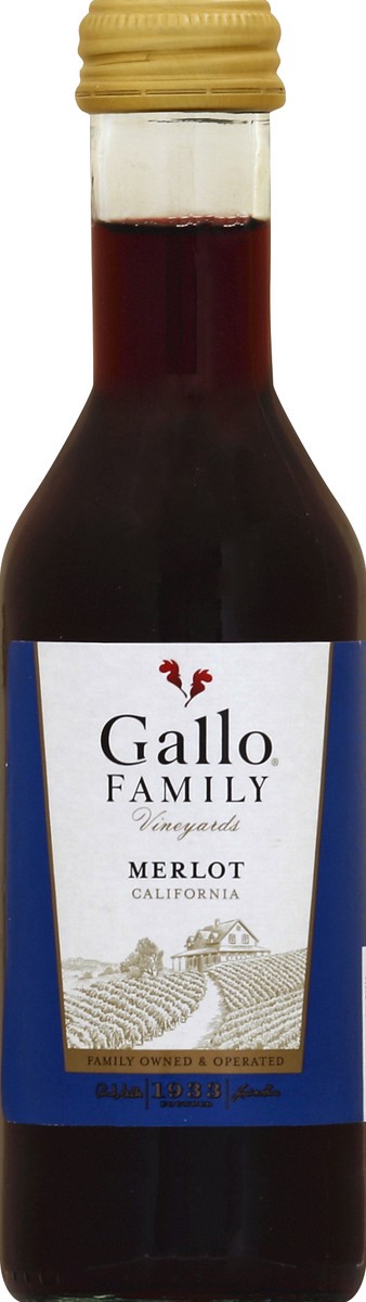slide 2 of 2, Gallo Family Gallo Tv Merlot, 187 ml