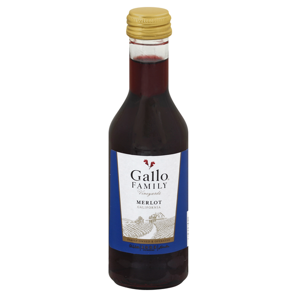 slide 1 of 2, Gallo Family Gallo Tv Merlot, 187 ml