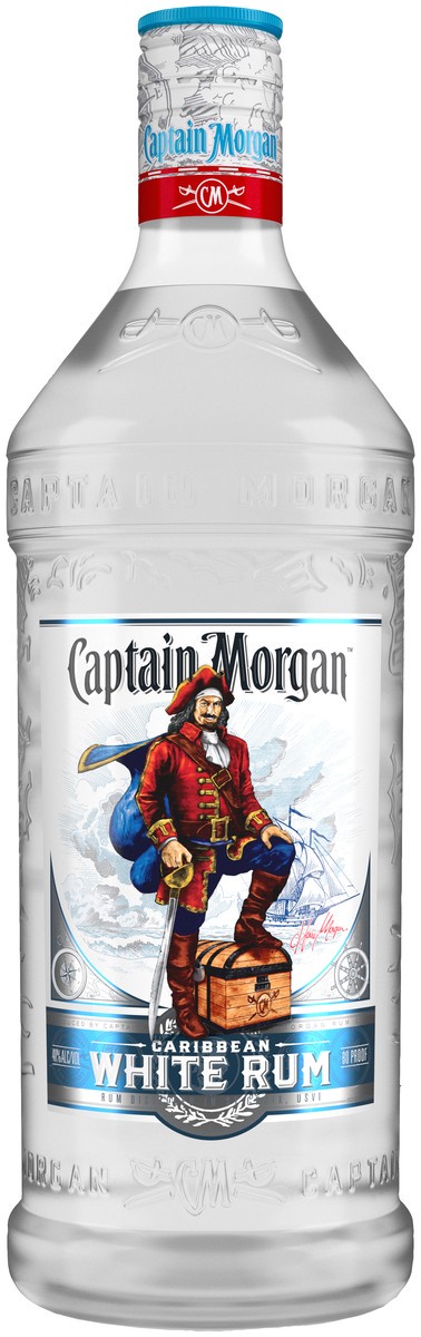 slide 1 of 8, Captain Morgan White Rum, 1.75 liter