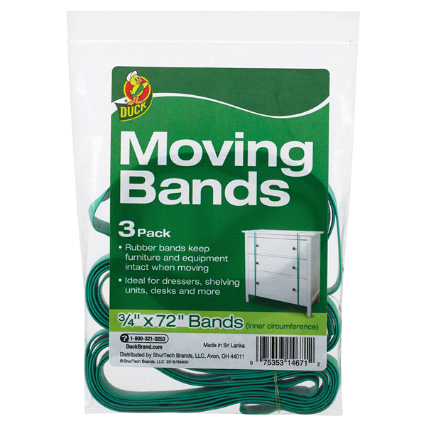 slide 1 of 1, Duck Moving Bands Bands, 3 ct