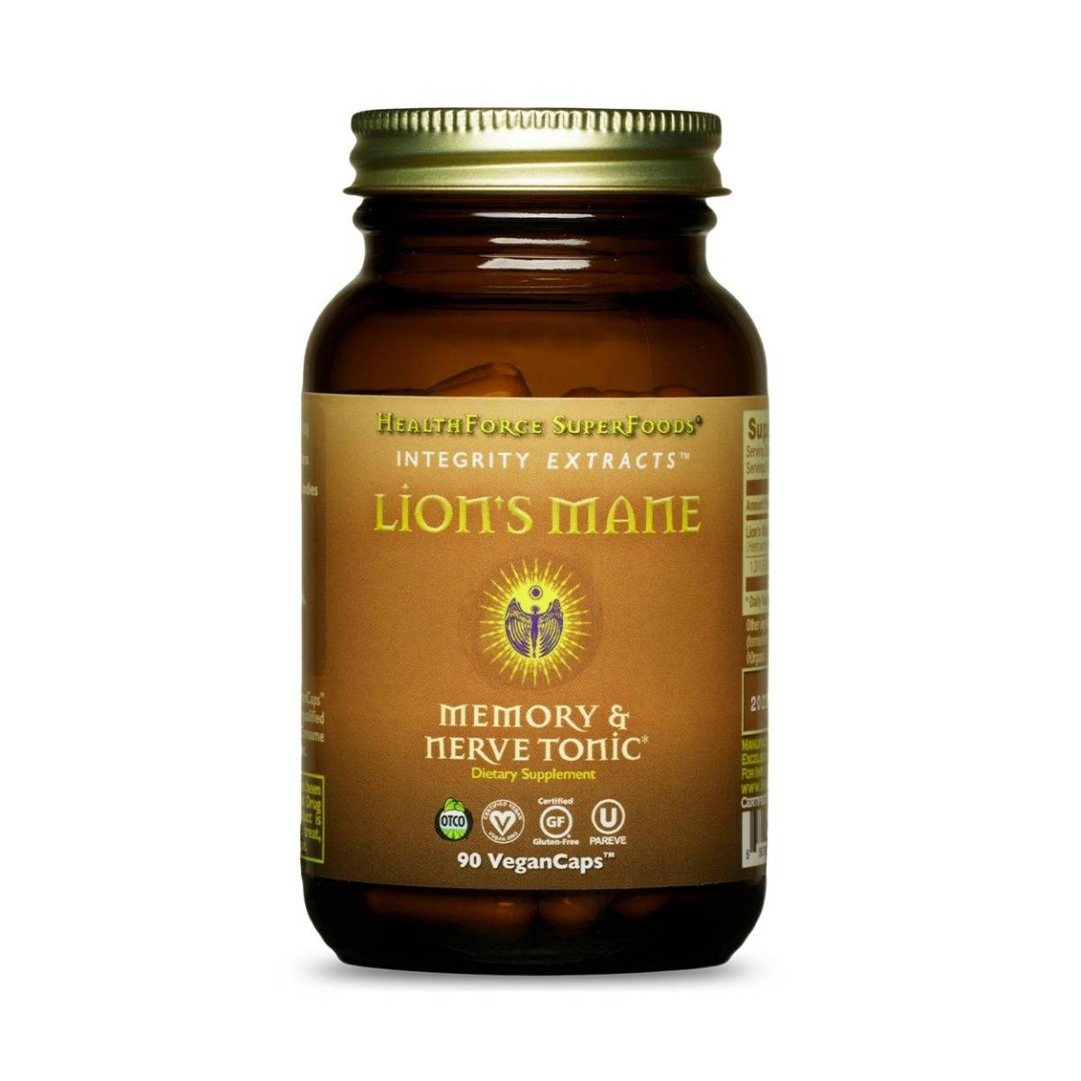 slide 1 of 1, HealthForce SuperFoods Integrity Extracts Lion's Mane 90 Vcaps, 90  ct