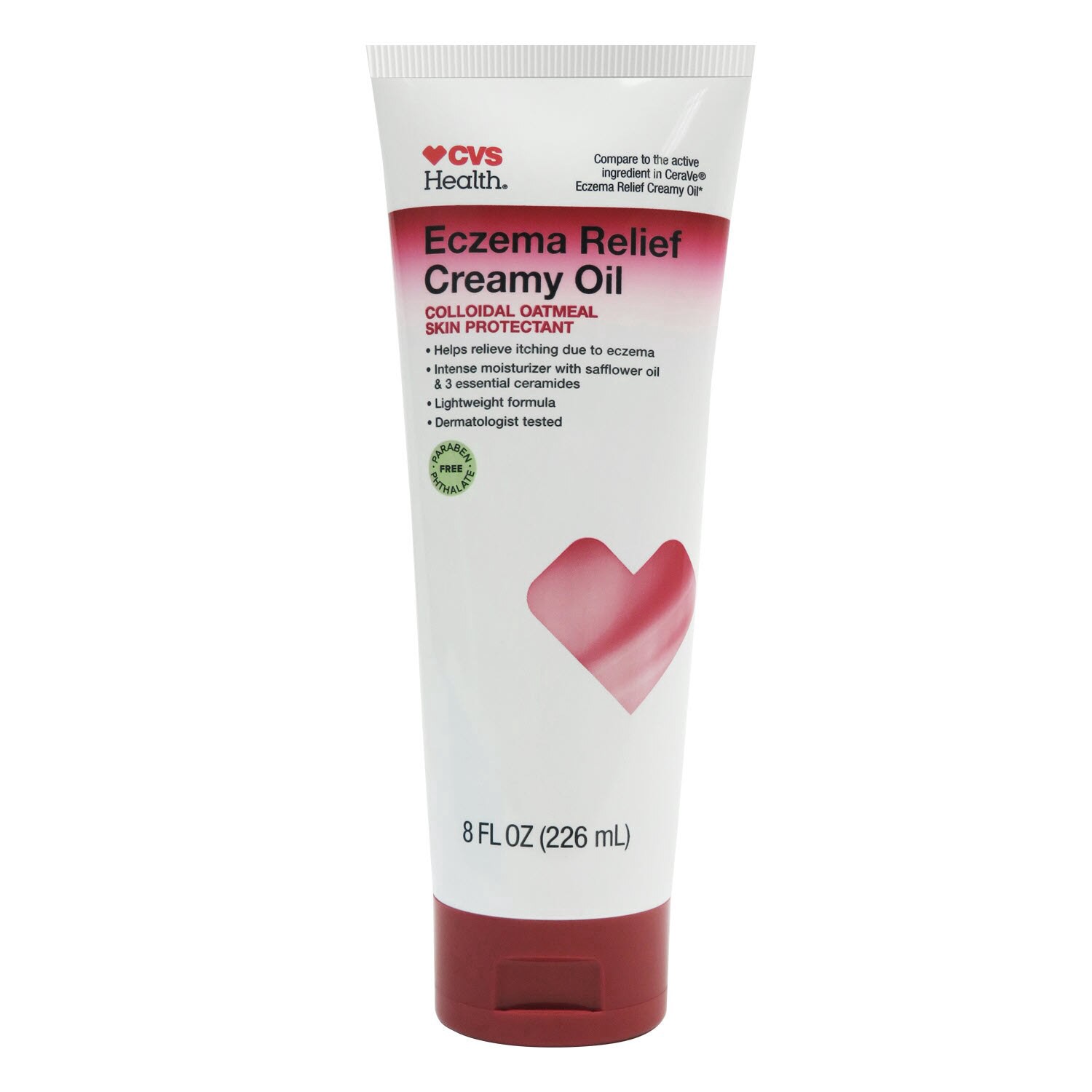 slide 1 of 1, CVS Health Eczema Relief Creamy Oil Skin Protectant, 8 Oz, 8 oz