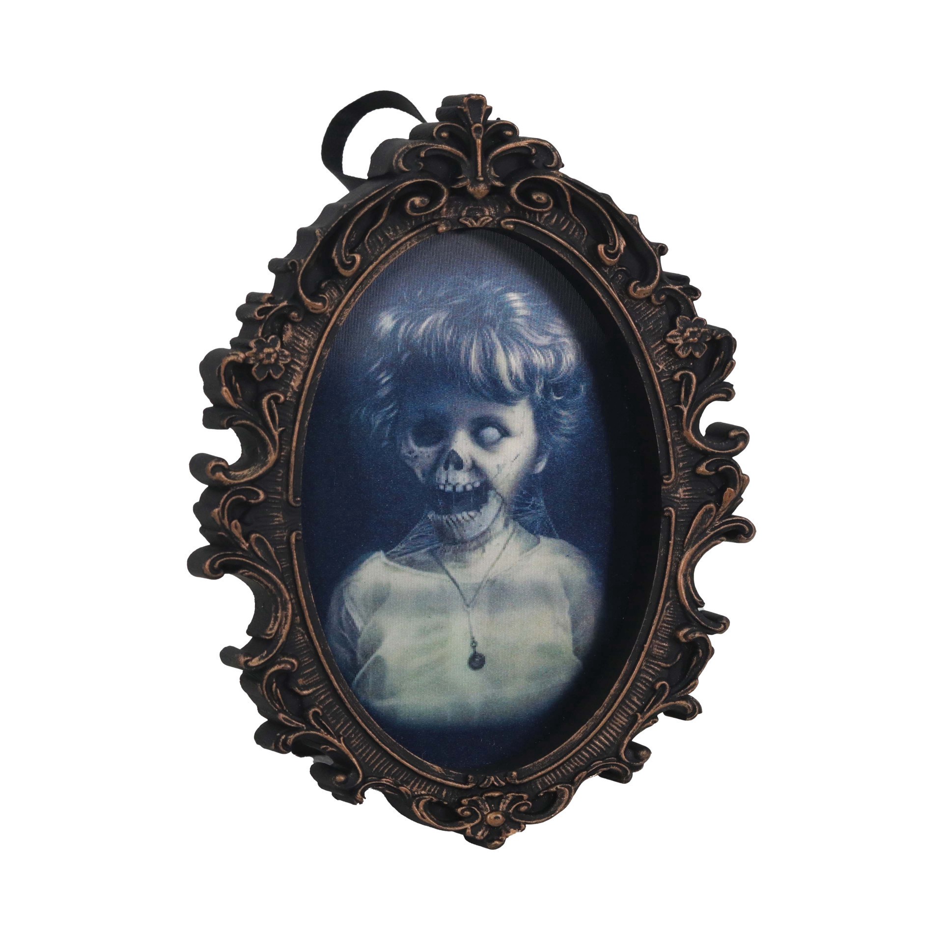 slide 3 of 3, 5" Zombie Kid Lenticular Frame By Ashland, 5 in