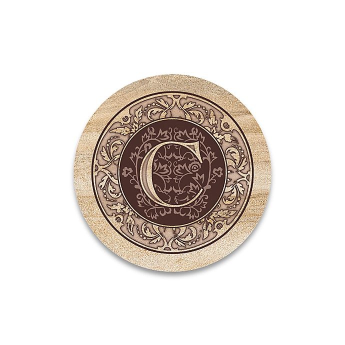 slide 1 of 1, Thirstystone Monogram Letter C'' Coasters'', 4 ct