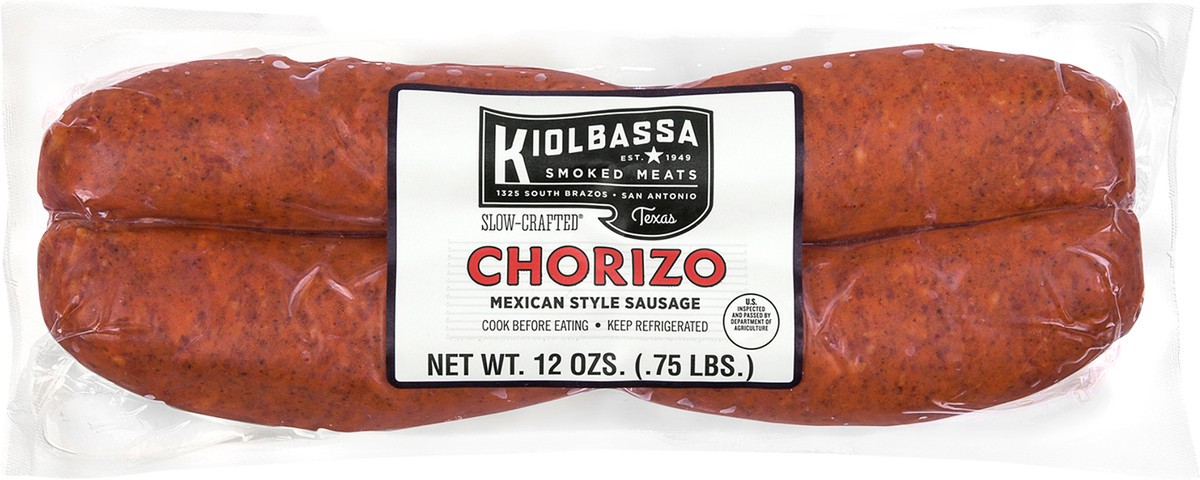 slide 4 of 6, Kiolbassa Chorizo Mexican Style Sausage, 12 oz