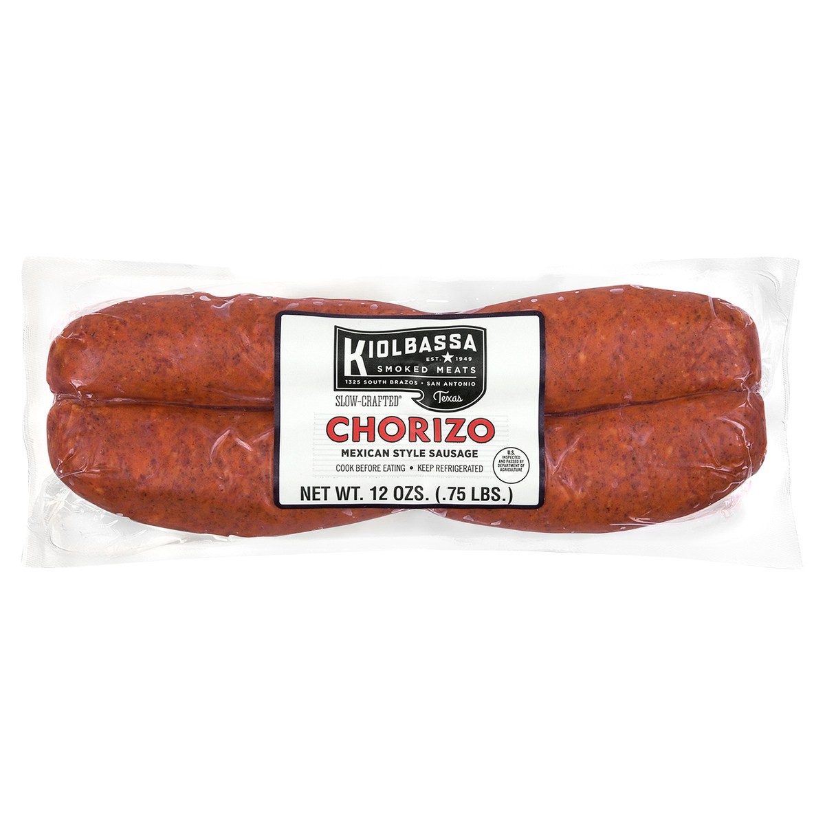 slide 1 of 6, Kiolbassa Chorizo Mexican Style Sausage, 12 oz