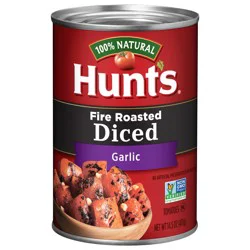 Hunt''s Diced Fire Roasted Garlic Tomatoes 14.5 oz