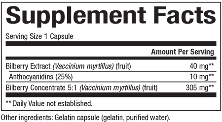 slide 2 of 2, Natural Factors Bilberry Extract, 49 g