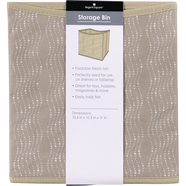 slide 1 of 1, 10.5" Ntrl Dot Bin, 10.5 in