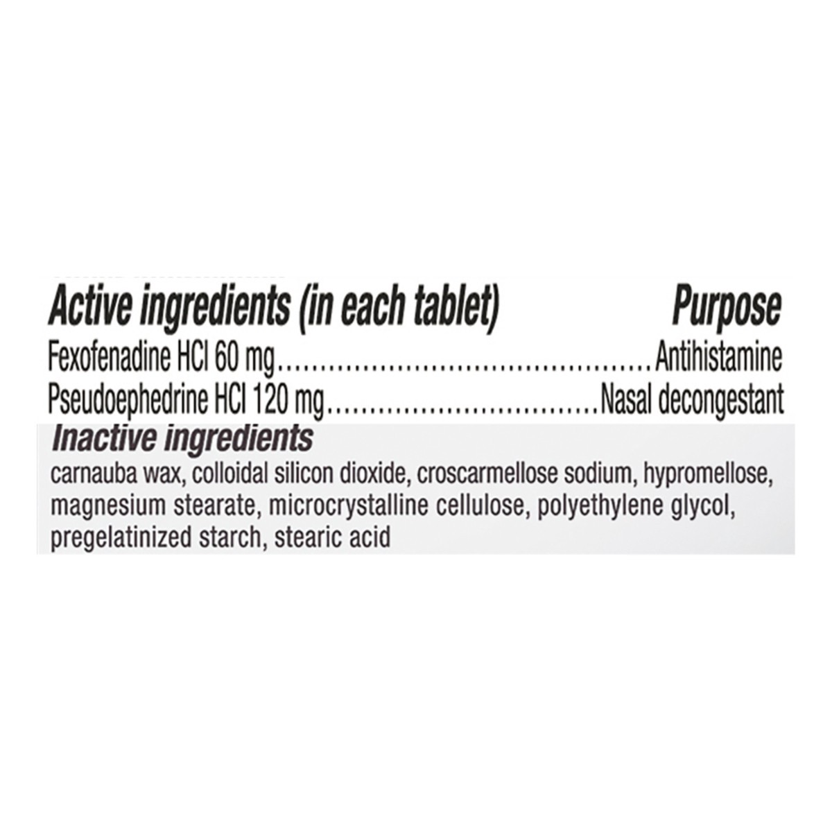 slide 5 of 8, Allegra-D Allegra D Allergy & Congestion 20 ea BAG, 20 ct