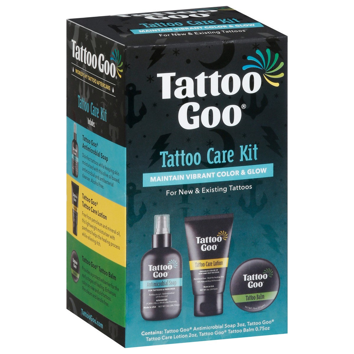 slide 9 of 9, Tattoo Goo Tattoo Care Kit 1 kit, 1 ct