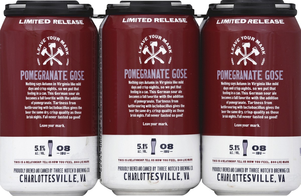 slide 3 of 6, Three Notch d Three Notched, 6 ct; 12 fl oz