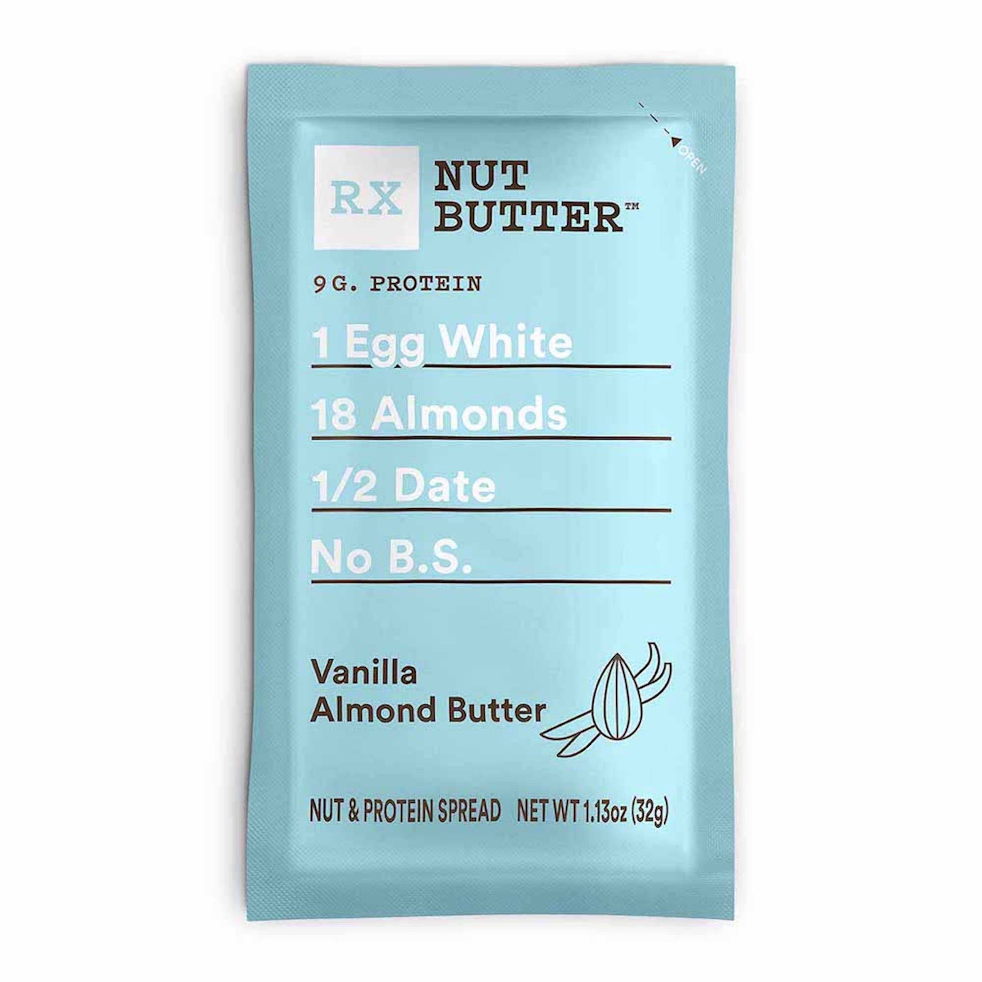 slide 1 of 1, RX Nut Butter Vanilla Almond Almond Butter, 1.13 oz