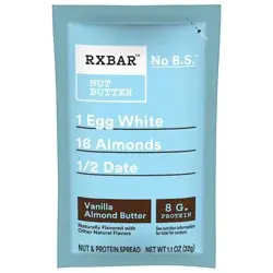 RX Nut Butter Almond Butter, Vanilla, 1.13 oz